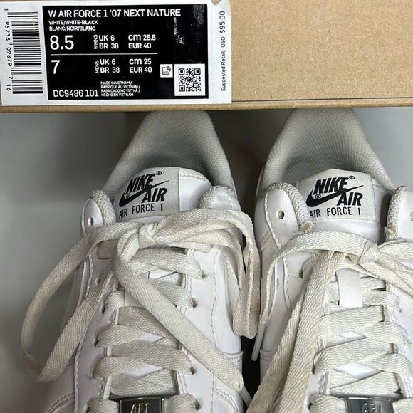 Nike Air Force 1 ‘07 Next Nature White 8.5 - Picture 3 of 10